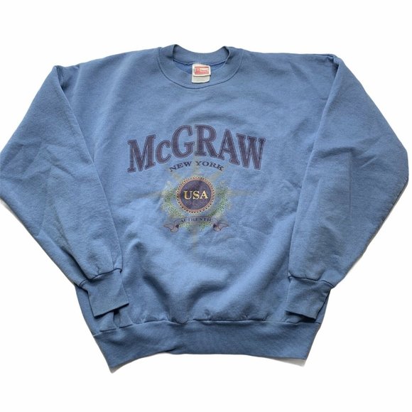 Hanes Other - Vintage McGraw, NY Crewneck Sweatshirt Size XL